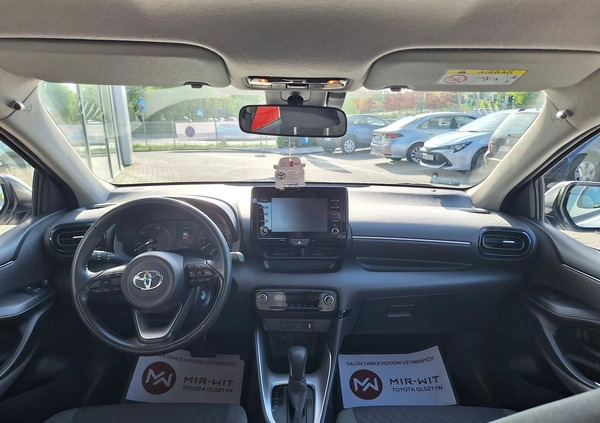Toyota Yaris cena 82900 przebieg: 22725, rok produkcji 2022 z Podkowa Leśna małe 596